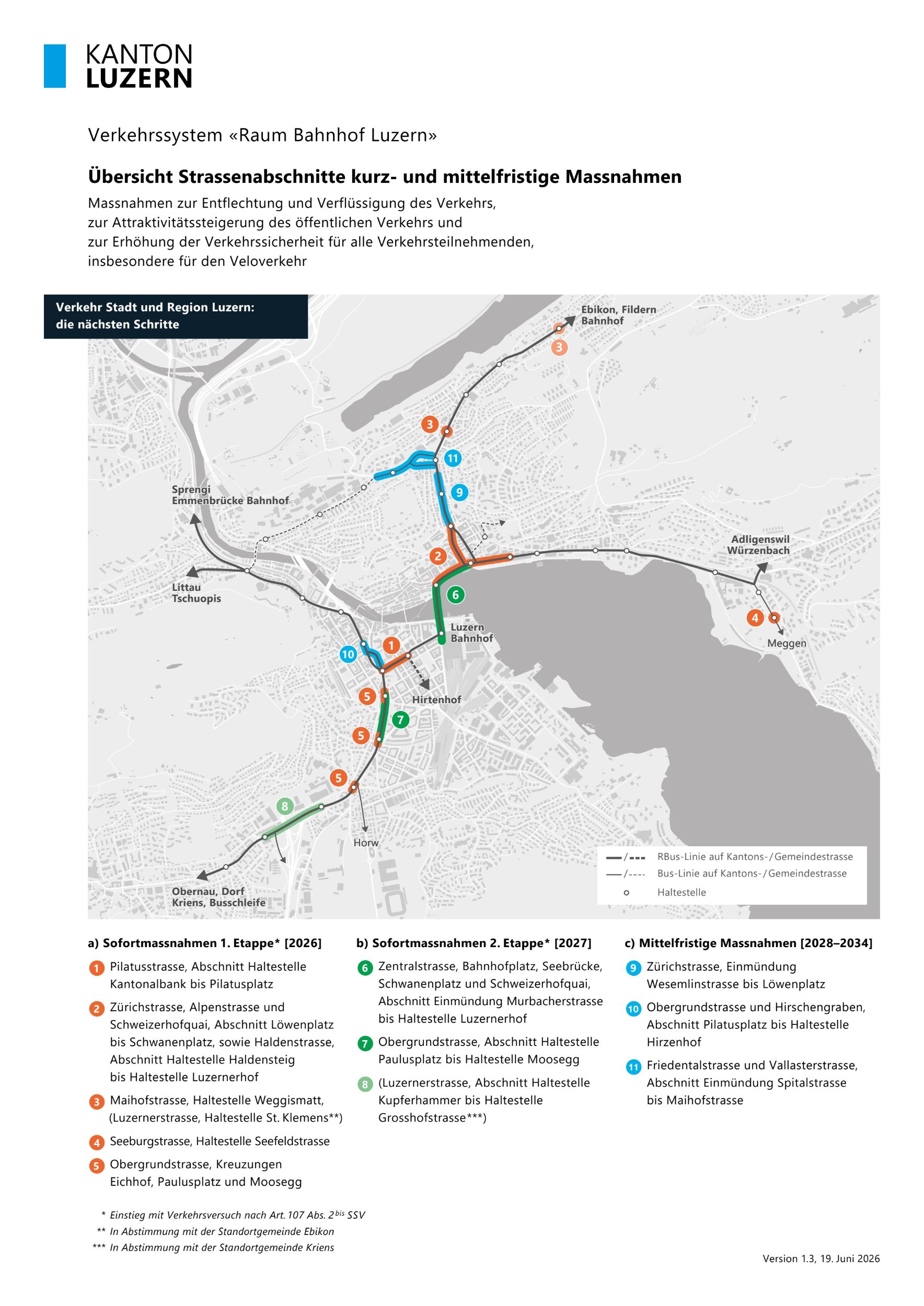 Busbeschleunigungsmassnahmen Stadt Luzern ab Ende 2026 Busbeschleunigungsmassnahmen Stadt Luzern ab Ende 2026
